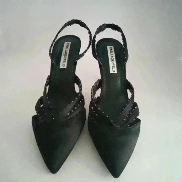 Karl Lagerfeld Rowena slingback heels - Picture 2 of 7